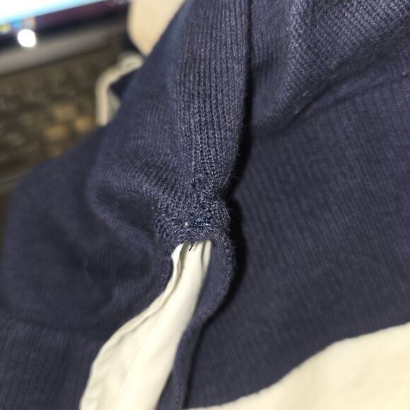 Ted Baker London Toriey shirt faux collar and hem sz 2 - Picture 5 of 6